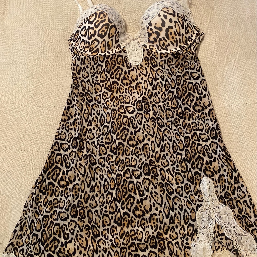 Victoria’s Secret animal print nighty.